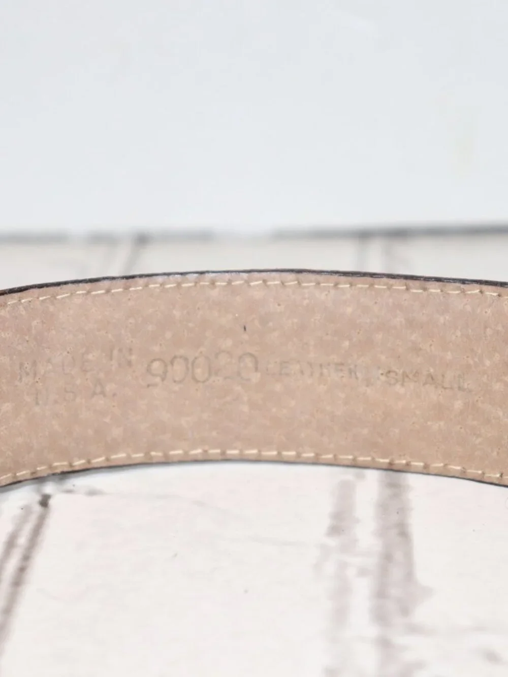 ✨ Talbots Croc‑Texture Leather Belt • Women’s Small ✨ Classic Talbots